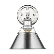 Golden - 3306-BA1 CH-CH - One Light Bath Vanity - Orwell - Chrome