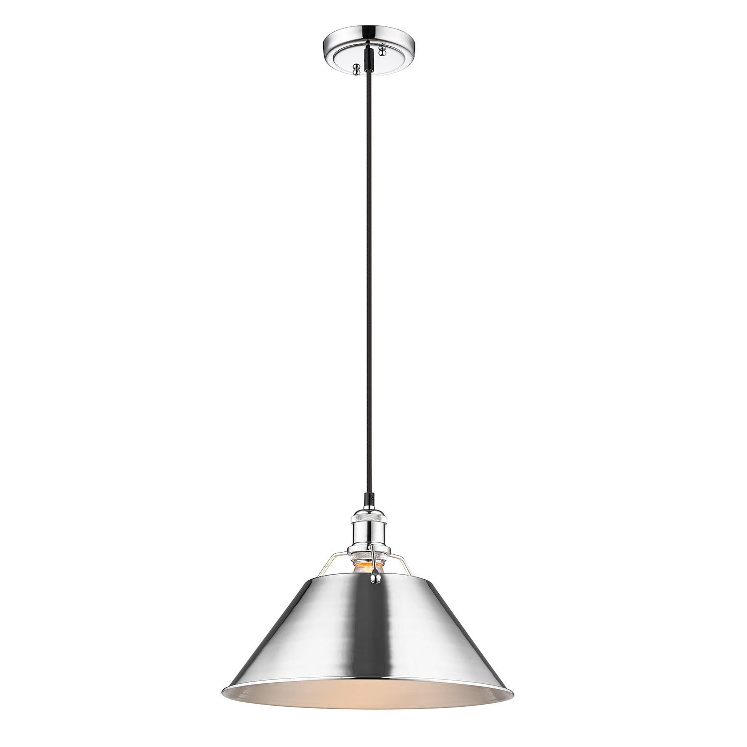 Golden - 3306-L CH-CH - One Light Pendant - Orwell - Chrome