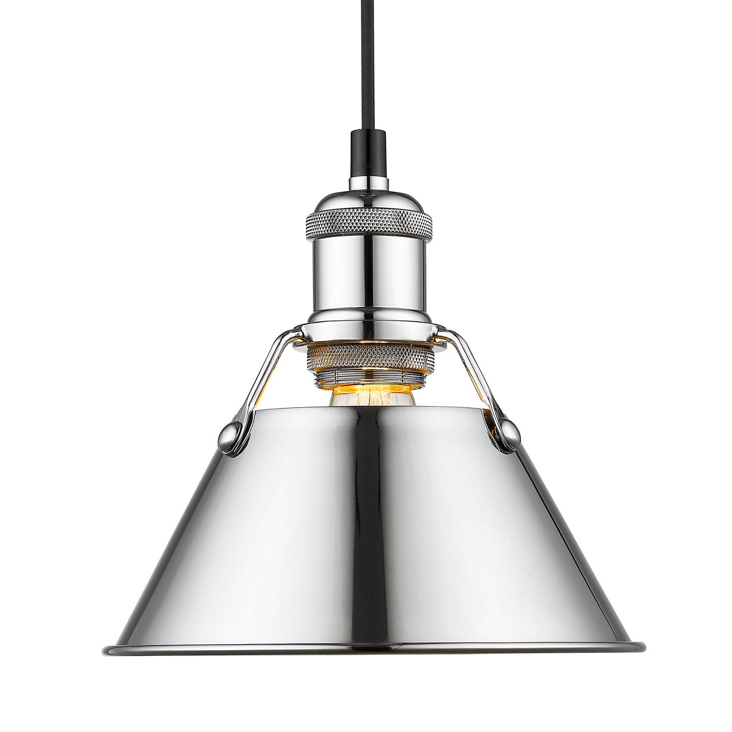 Golden - 3306-S CH-CH - One Light Mini Pendant - Orwell - Chrome