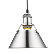 Golden - 3306-S CH-CH - One Light Mini Pendant - Orwell - Chrome