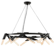 Currey and Company - 9000-0240 - 12 Light Chandelier - Oil Rubbed Bronze