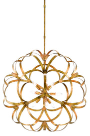 Currey and Company - 9000-0259 - Nine Light Chandelier - Autumn Gold
