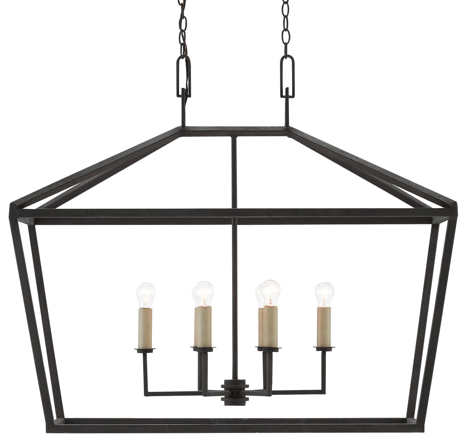 Currey and Company - 9000-0289 - Six Light Lantern - Molé Black