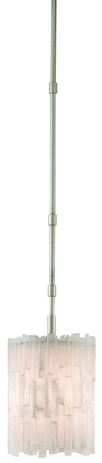 Currey and Company - 9000-0344 - One Light Pendant - Natural/Chinois Silver Leaf