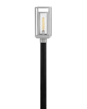 Hinkley - 1001SI - LED Post Top or Pier Mount Lantern - Republic - Satin Nickel