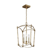 Visual Comfort Studio - F3321/3ADB - Three Light Lantern - Thayer - Antique Gild