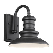 Generation Lighting - OL8600TXB - One Light Outdoor Wall Lantern - Redding Station - Textured Black