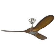 Visual Comfort Fan - 3MAVR52BSKOA - 52"Ceiling Fan - Maverick - Brushed Steel