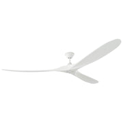 Visual Comfort Fan - 3MAVR88RZW - 88"Ceiling Fan - Maverick - Matte White