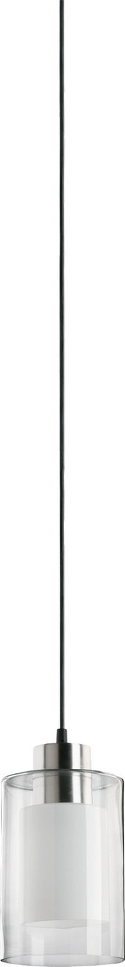 Quorum - 8882-65 - One Light Pendant - Satin Nickel|Clear|White