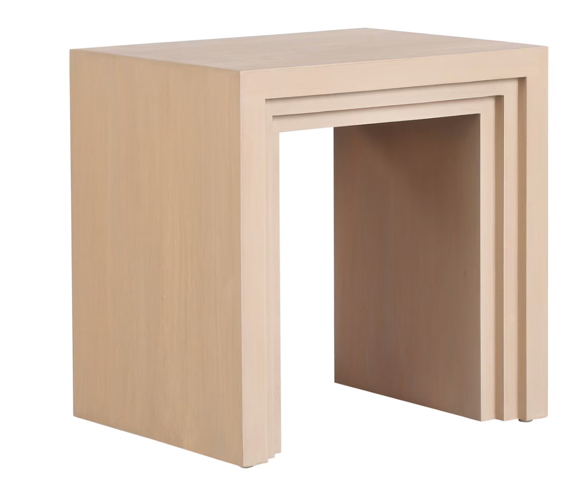 Cascade Rectangular Side Table - Natural