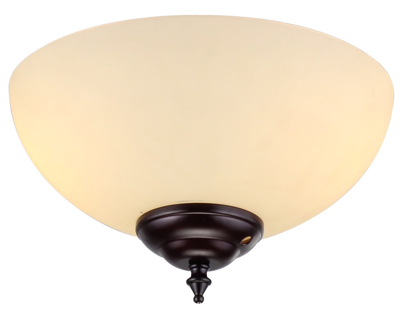 Wind River Fan Company - KG200 - LED Fan Light Kit - Light Kit - Nickel/Oiled Bronze/White