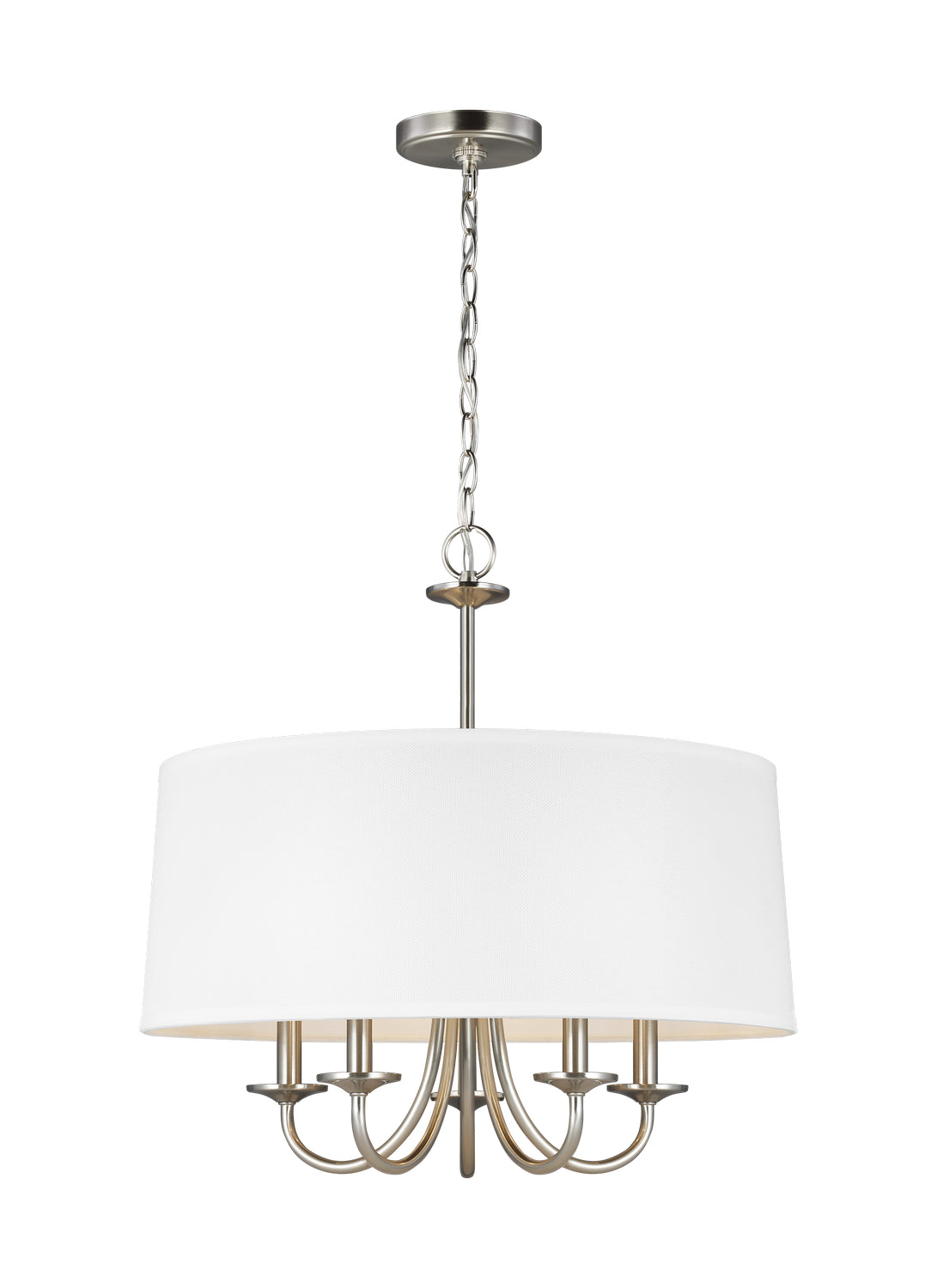 Generation Lighting - 3320205-962 - Five Light Chandelier - Seville - Brushed Nickel