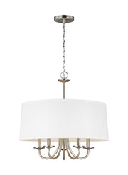 Generation Lighting - 3320205-962 - Five Light Chandelier - Seville - Brushed Nickel