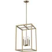 Generation Lighting - 5134504EN-848 - Four Light Hall / Foyer - Moffet Street - Satin Brass