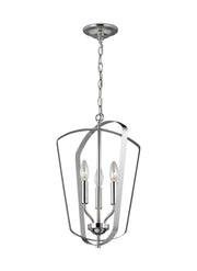 Generation Lighting - 5134903EN-05 - Three Light Hall / Foyer - Romee - Chrome