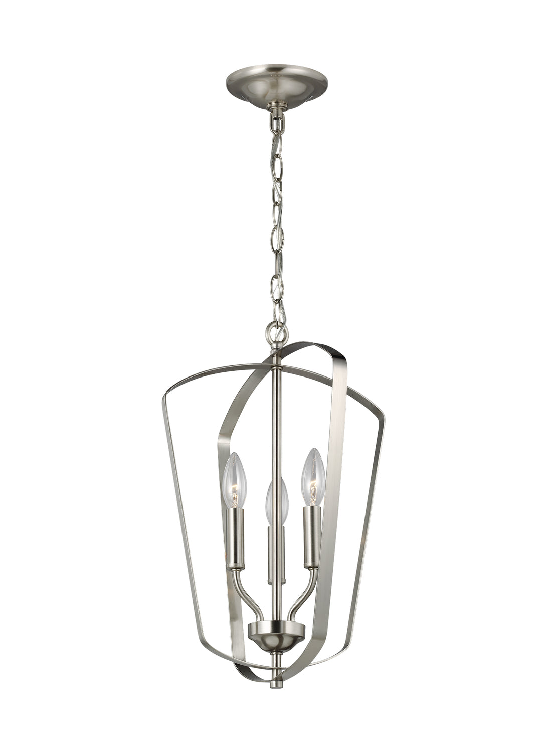 Generation Lighting - 5134903EN-962 - Three Light Hall / Foyer - Romee - Brushed Nickel