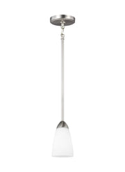 Generation Lighting - 6120201EN3-962 - One Light Mini-Pendant - Seville - Brushed Nickel