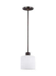 Generation Lighting - 6128801-710 - One Light Mini-Pendant - Canfield - Bronze