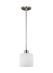 Generation Lighting - 6128801-962 - One Light Mini-Pendant - Canfield - Brushed Nickel