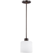 Generation Lighting - 6128801EN3-710 - One Light Mini-Pendant - Canfield - Bronze