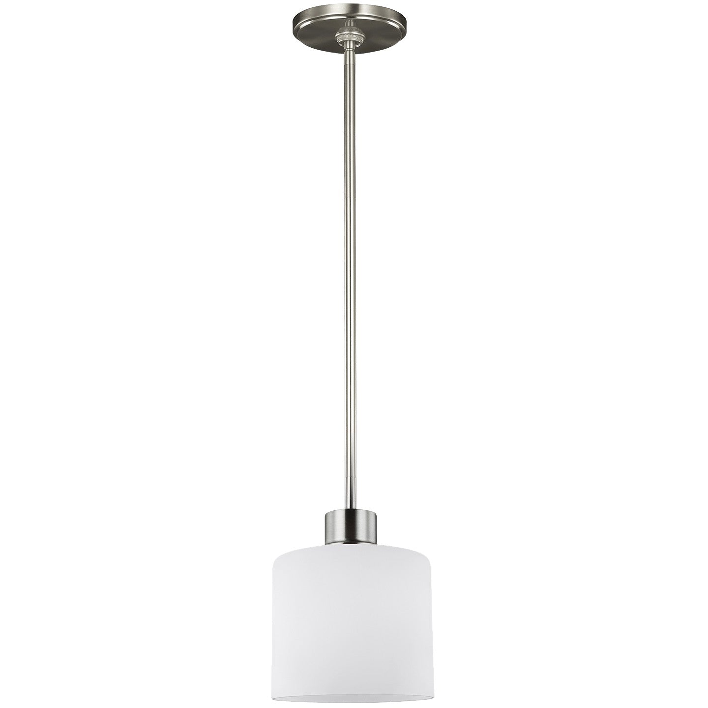 Generation Lighting - 6128801EN3-962 - One Light Mini-Pendant - Canfield - Brushed Nickel