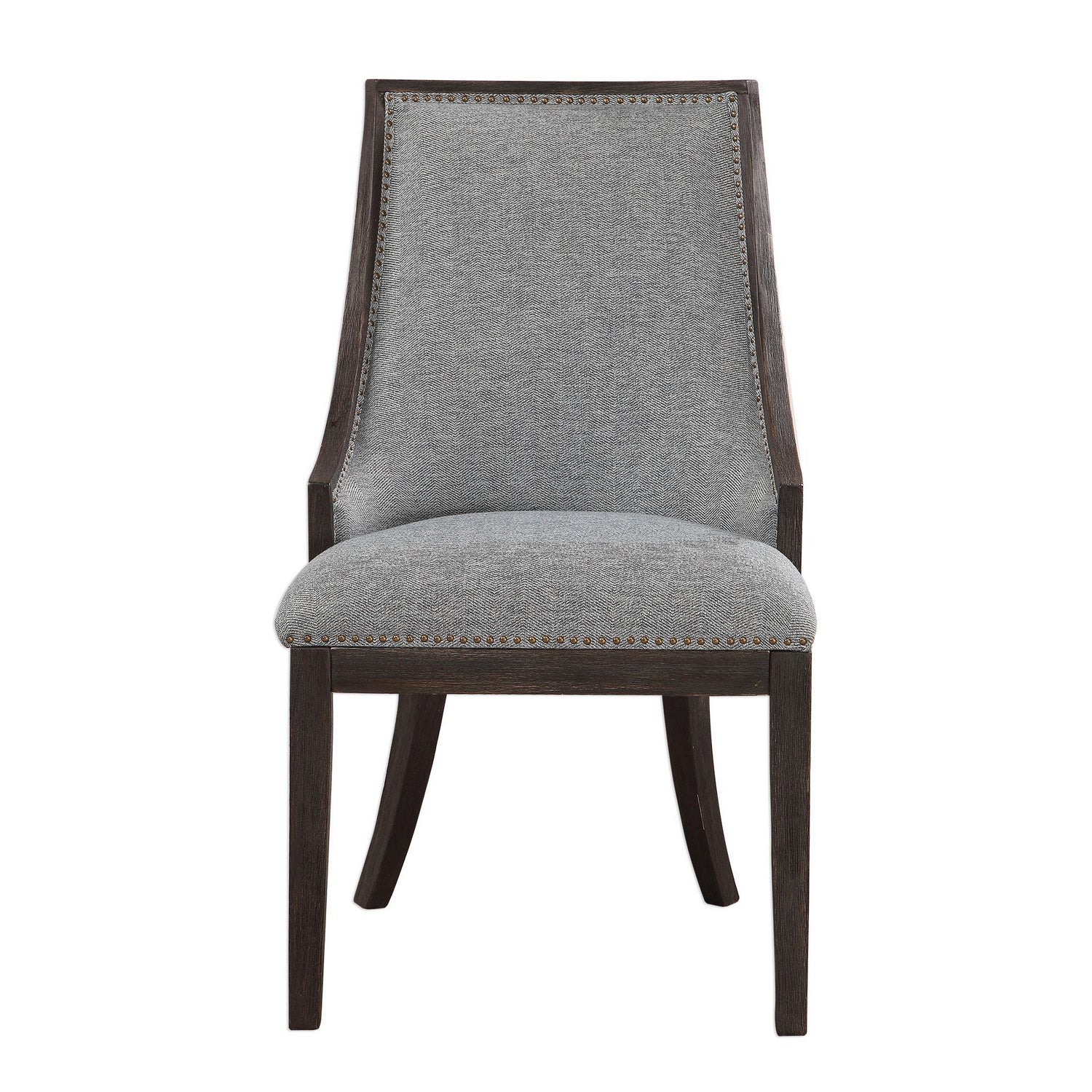 Uttermost - 23481 - Accent Chair - Janis - Antique Brass