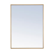 Elegant Lighting - MR4072BR - Mirror - Monet - Brass