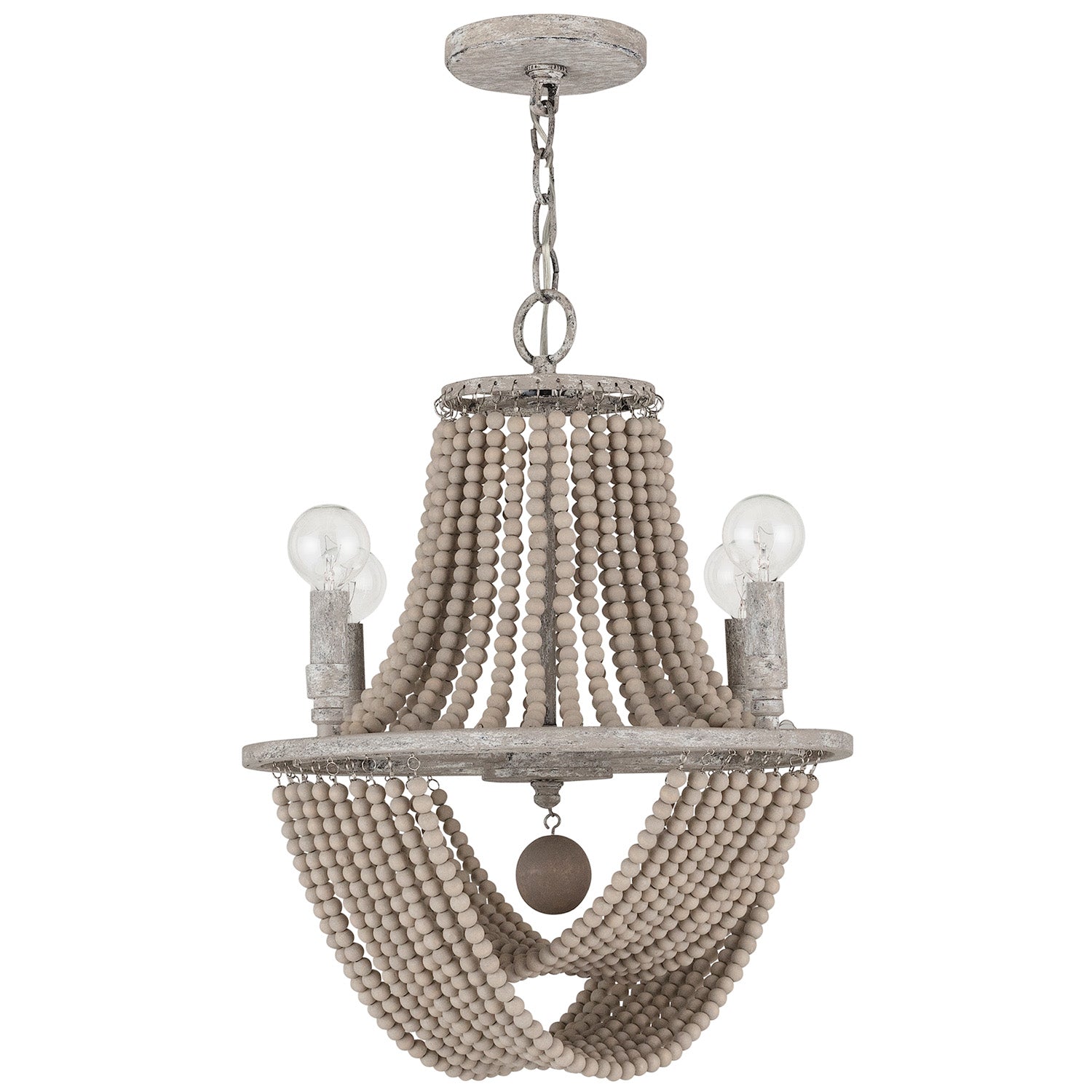 Capital Lighting - 429541MS - Four Light Chandelier - Kayla - Mystic Sand