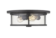 Z-Lite - 462F16-BRZ - Three Light Flush Mount - Savannah - Bronze