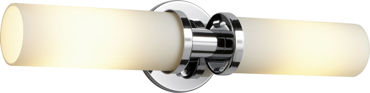 Quorum - 2-5121-114 - Two Light Vanity - PEBBLE - Polished Chrome