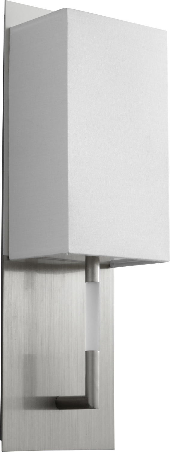 Quorum - 3-564-124 - LED Wall Sconce - Epoch - Satin Nickel|White Linen