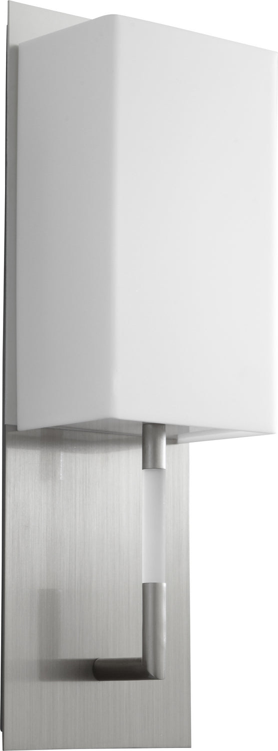 Quorum - 3-564-224 - LED Wall Sconce - Epoch - Satin Nickel|Matte White Acrylic