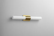 Quorum - 3-590-40 - LED Vanity - Magneta - Aged Brass