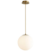 Quorum - 3-673-40 - LED Pendant - Luna - Aged Brass