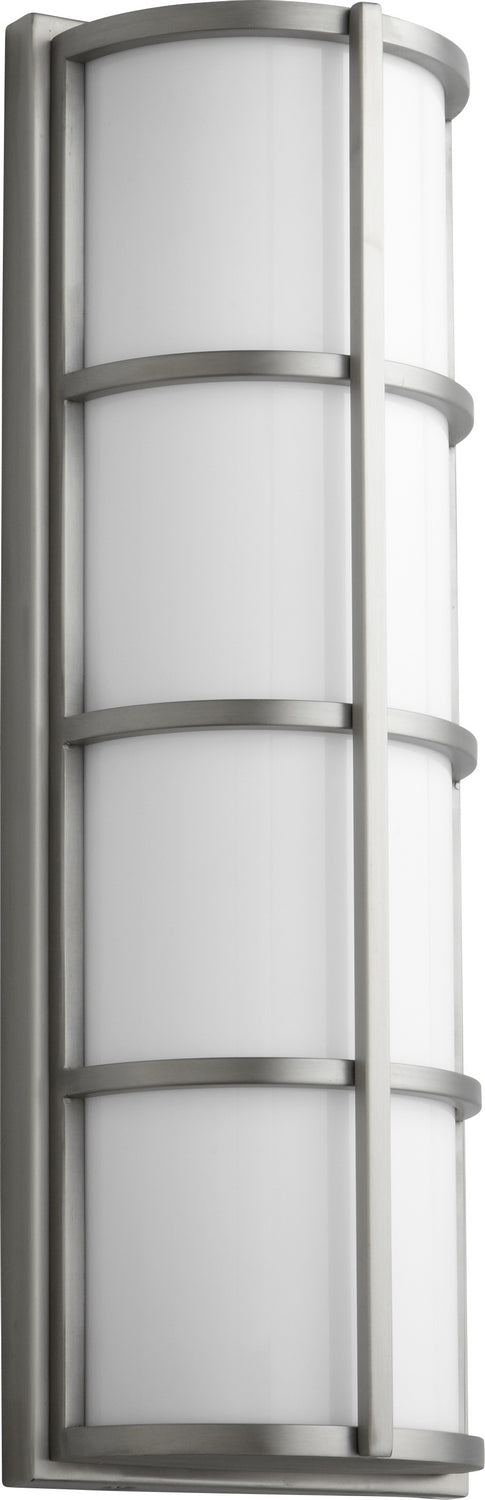 Quorum - 3-713-224 - LED Outdoor Lantern - LEDA - Satin Nickel