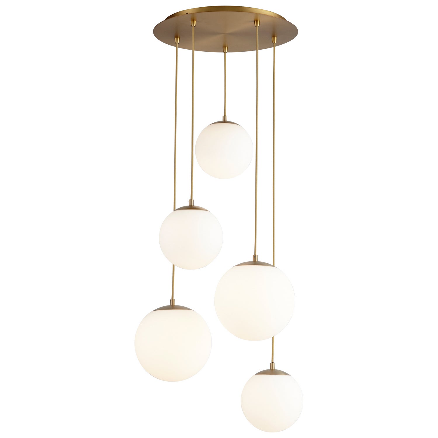 Quorum - 3-8-6540 - Canopy - Canopy Kit - Aged Brass