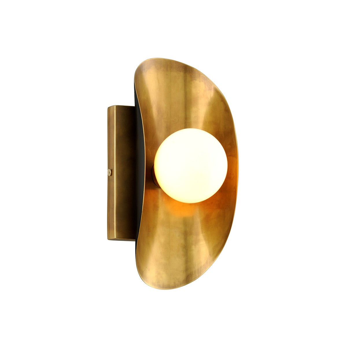Corbett Lighting - 271-11-VB/BBR - LED Wall Sconce - Hopper - Vintage Brass Bronze