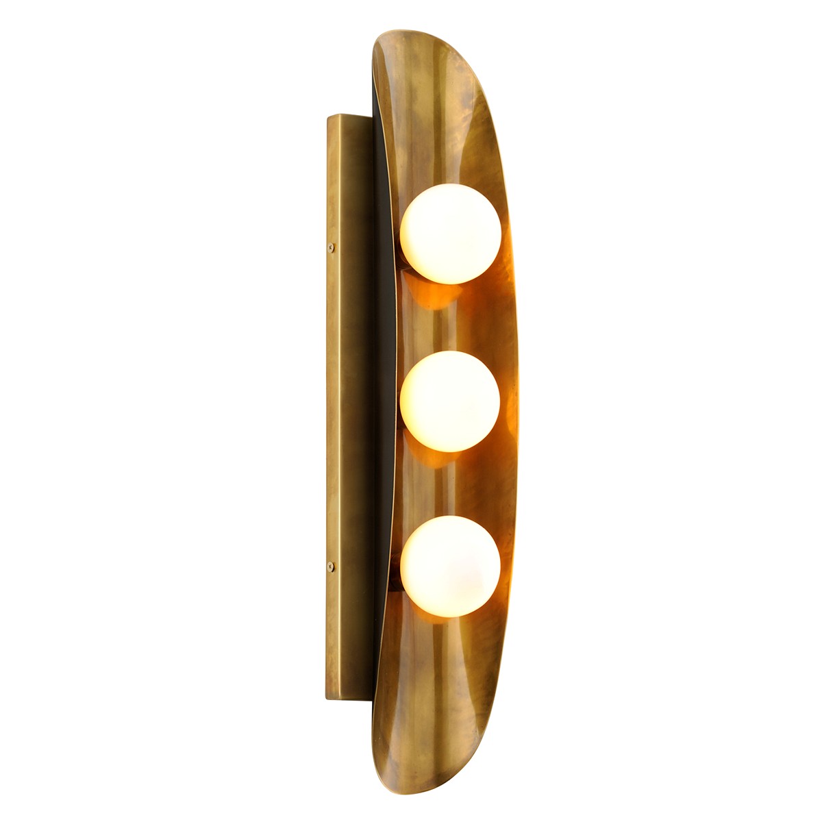 Corbett Lighting - 271-13-VB/BBR - LED Wall Sconce - Hopper - Vintage Brass Bronze