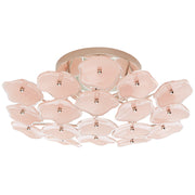 Visual Comfort Signature - KS 4065PN-BLS - Three Light Flush Mount - Leighton - Polished Nickel