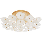 Visual Comfort Signature - KS 4065SB-CRE - Three Light Flush Mount - Leighton - Soft Brass