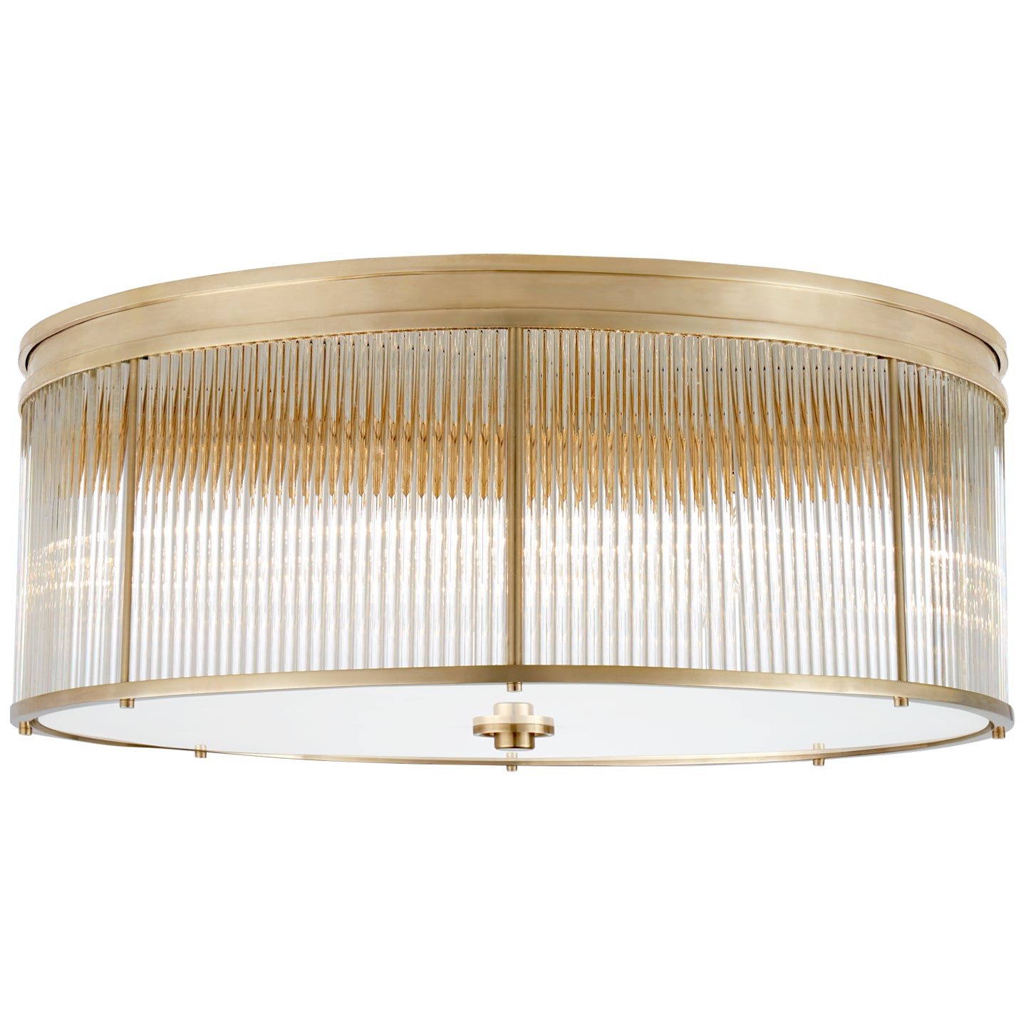 Ralph Lauren - RL 4804NB - Six Light Flush Mount - Allen - Natural Brass