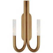 Visual Comfort Signature - KW 2283AB-SG - LED Wall Sconce - Rousseau - Antique-Burnished Brass