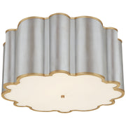 Visual Comfort Signature - AH 4021BSL/G-FA - Four Light Flush Mount - Markos - Burnished Silver Leaf with Gild