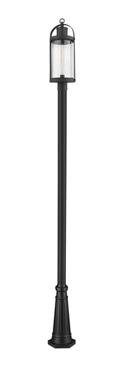 Z-Lite - 569PHB-519P-BK - One Light Outdoor Post Mount - Roundhouse - Black