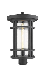 Z-Lite - 570PHXL-BK - One Light Outdoor Post Mount - Jordan - Black