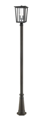 Z-Lite - 571PHBR-519P-ORB - Two Light Outdoor Post Mount - Seoul - Oil Rubbed Bronze