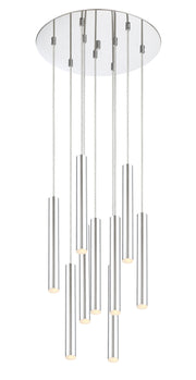 Z-Lite - 917MP12-CH-LED-9RCH - LED Chandelier - Forest - Chrome
