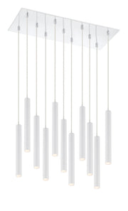Z-Lite - 917MP12-WH-LED-11LCH - LED Chandelier - Forest - Chrome