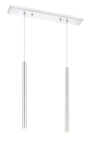 Z-Lite - 917MP24-CH-LED-2LCH - LED Linear Chandelier - Forest - Chrome